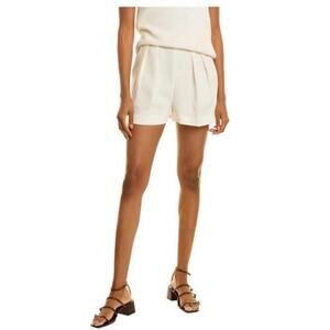 Theory Classic Crepe Pleated Shorts.